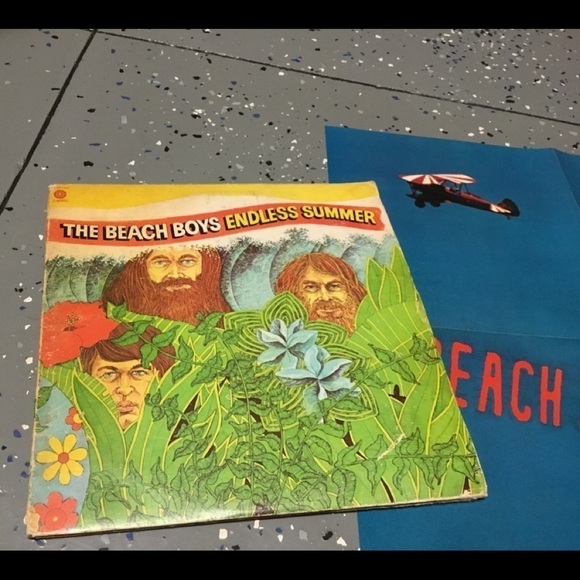 Beach BOYS 1974 ENDLESS SUMMER LITHOGRAPH/POSTER AND VINYL RECORD - Picture 2 of 7